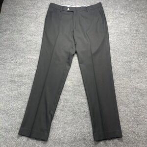 Peter Millar Durham High Drape 35x32 Black Performance Golf Trousers MS20EB78